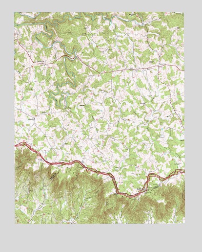 Laurel Fork, VA USGS Topographic Map