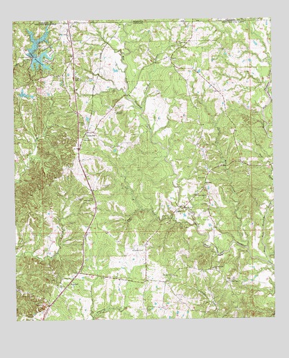 Laurel Hill, LA USGS Topographic Map