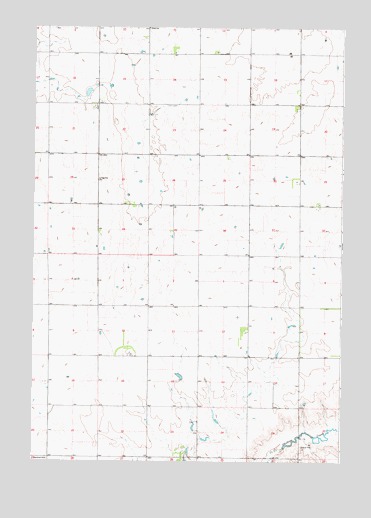 Agar SW, SD USGS Topographic Map