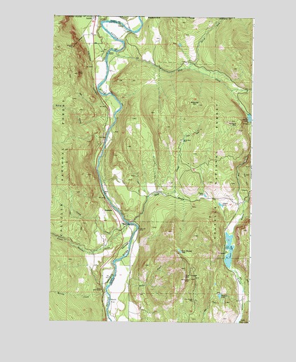 Laurier, WA USGS Topographic Map