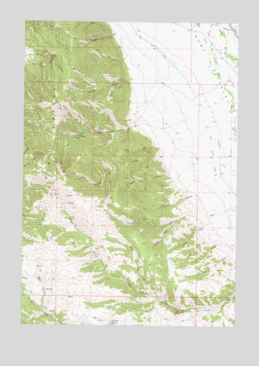 Laurin Canyon, MT USGS Topographic Map