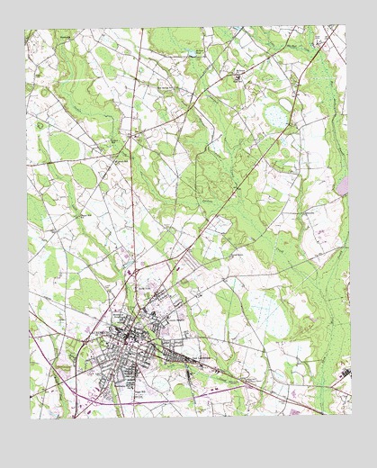 Laurinburg, NC USGS Topographic Map