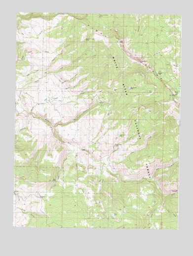 Lava Creek, CO USGS Topographic Map