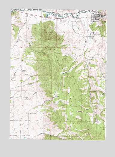 Lava Hot Springs, ID USGS Topographic Map