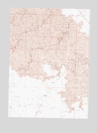 Lava Lake Reservoir, ID USGS Topographic Map