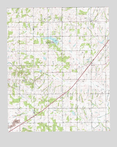Laverty, OK USGS Topographic Map