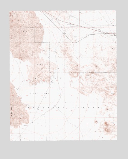 Lavic Lake, CA USGS Topographic Map