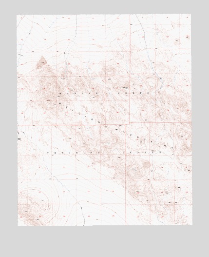 Lavic SE, CA USGS Topographic Map