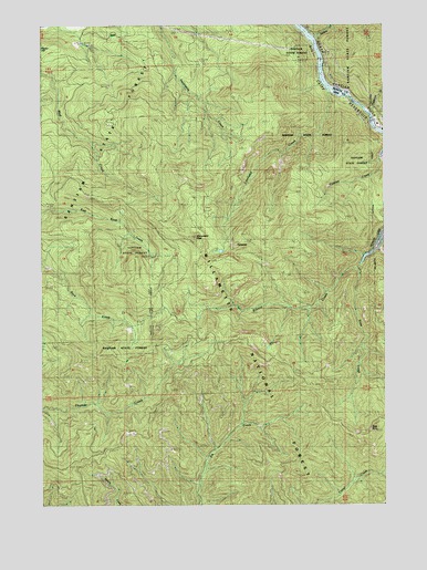 Lawhead Creek, OR USGS Topographic Map
