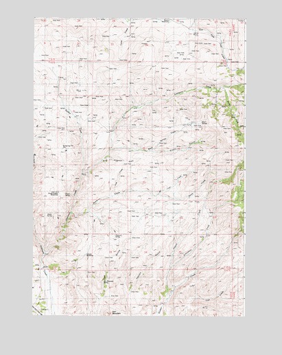 Lawrence Creek, OR USGS Topographic Map