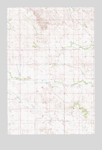 Lawrence Creek West, MT USGS Topographic Map