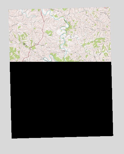 Lawrenceville, KY USGS Topographic Map