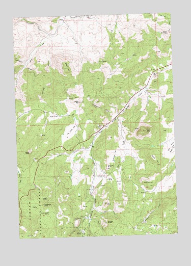 Lawson Mountain, OR USGS Topographic Map
