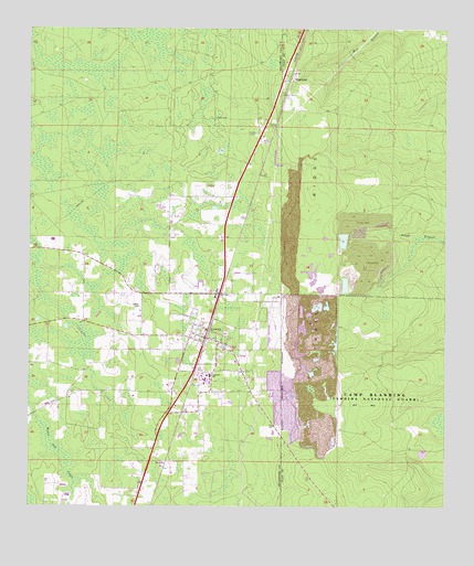Lawtey, FL USGS Topographic Map