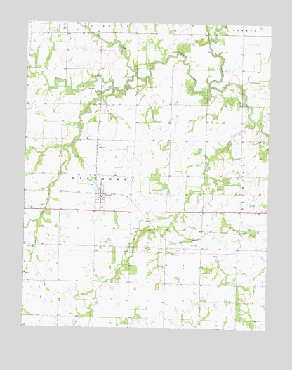 Bartlett, KS USGS Topographic Map
