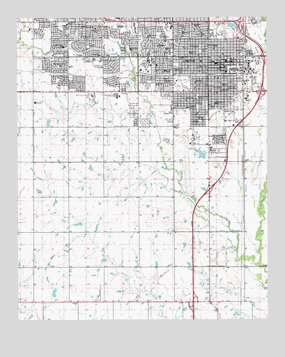 Lawton, OK USGS Topographic Map