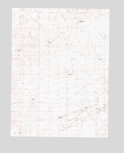 Lay Waterhole, NV USGS Topographic Map