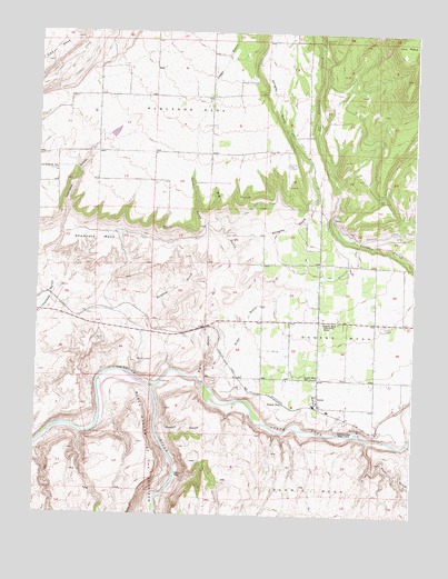 Lazear, CO USGS Topographic Map