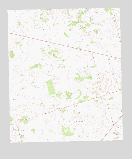 Lazy X Ranch, TX USGS Topographic Map