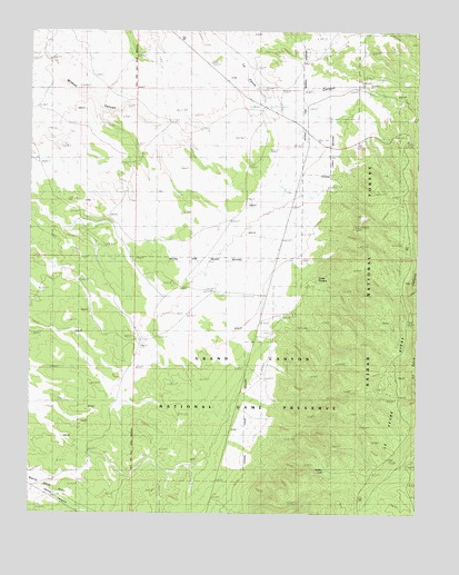 Le Fevre Ridge, AZ USGS Topographic Map