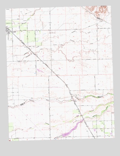 Le Grand, CA USGS Topographic Map