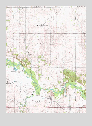 Le Grand, IA USGS Topographic Map