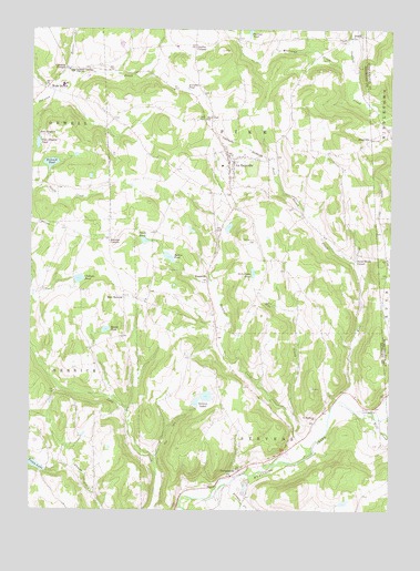 Le Raysville, PA USGS Topographic Map