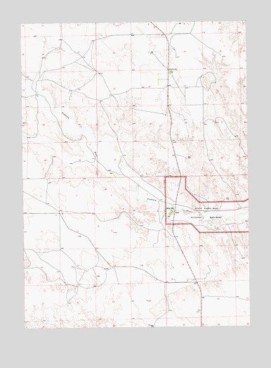 Agate, NE USGS Topographic Map