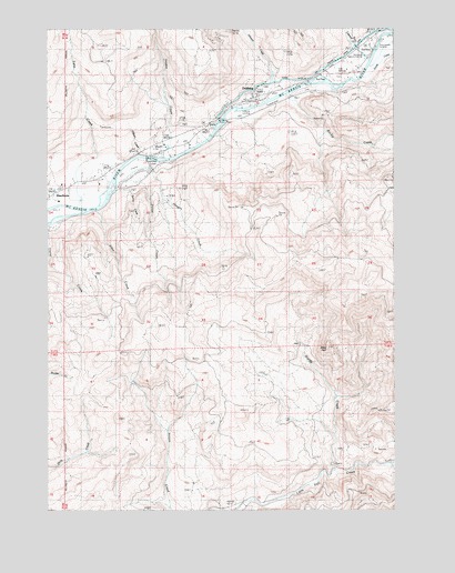 Leaburg, OR USGS Topographic Map