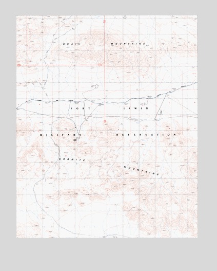 Leach Spring, CA USGS Topographic Map