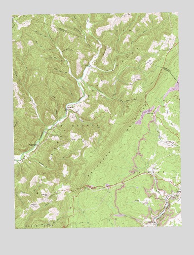 Lead Mine, WV USGS Topographic Map