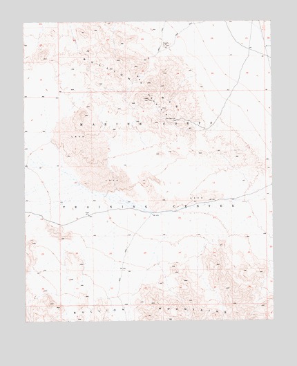 Lead Mountain, CA USGS Topographic Map