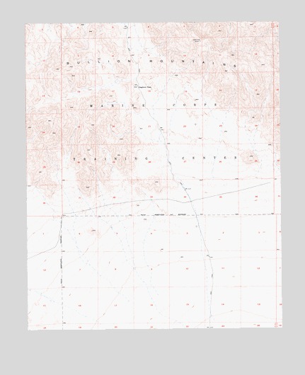 Lead Mountain SW, CA USGS Topographic Map