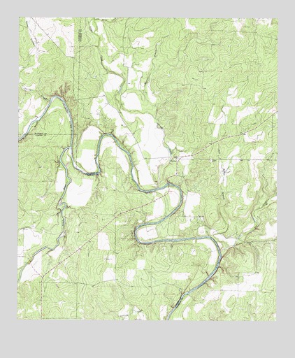 Leaday, TX USGS Topographic Map