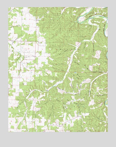 Leadmine, MO USGS Topographic Map