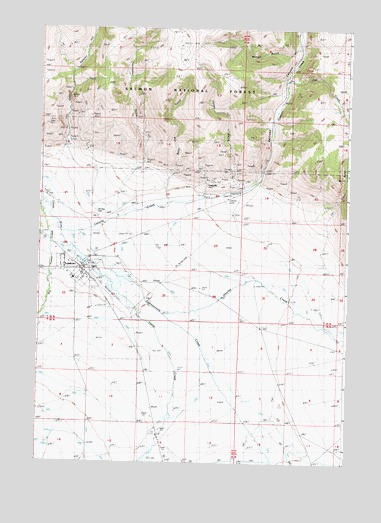 Leadore, ID USGS Topographic Map