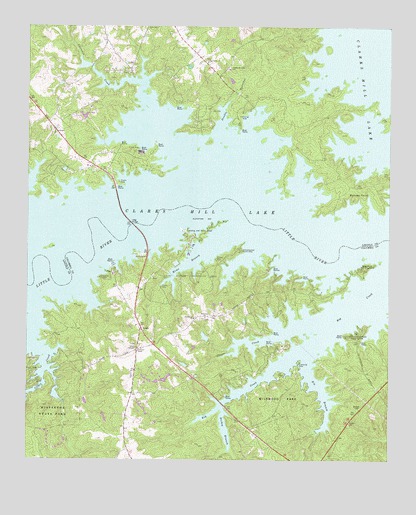 Leah, GA USGS Topographic Map
