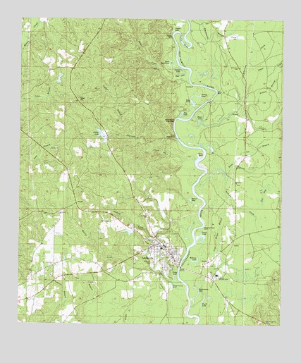 Leakesville, MS USGS Topographic Map
