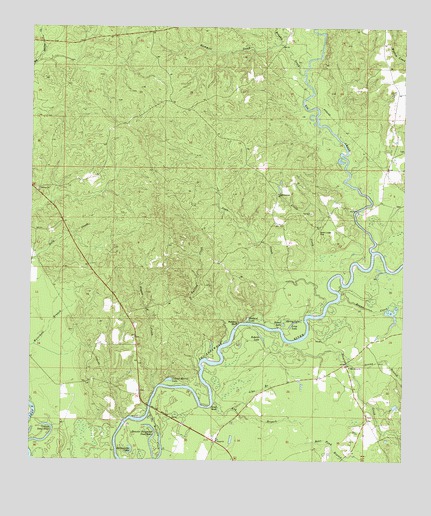 Leakesville SW, MS USGS Topographic Map