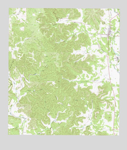 Leakey, TX USGS Topographic Map