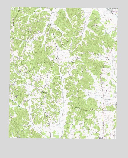 Leapwood, TN USGS Topographic Map