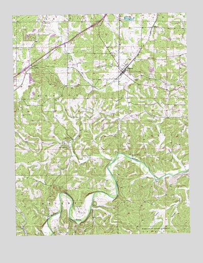 Leasburg, MO USGS Topographic Map