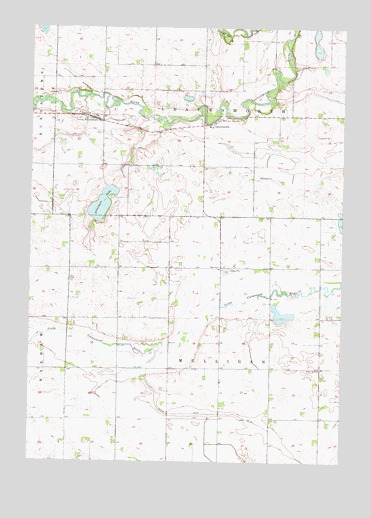 Leavenworth, MN USGS Topographic Map