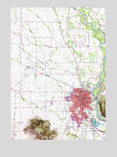 Lebanon, OR USGS Topographic Map