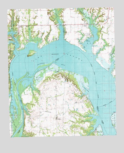 Lebanon, OK USGS Topographic Map