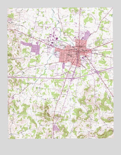 Lebanon, TN USGS Topographic Map