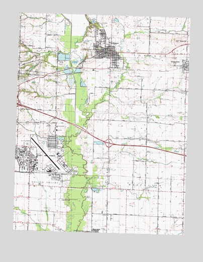 Lebanon, IL USGS Topographic Map