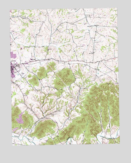 Lebanon East, KY USGS Topographic Map