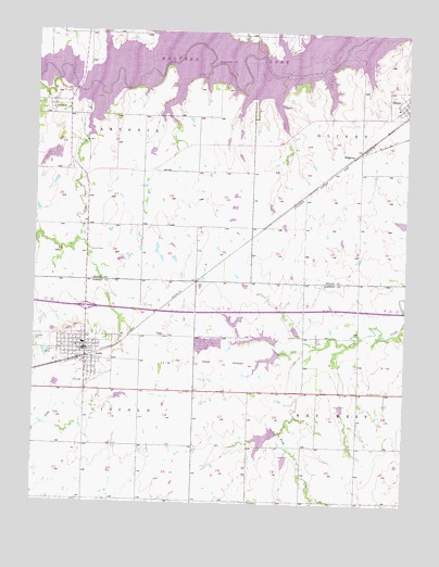 Lebo, KS USGS Topographic Map