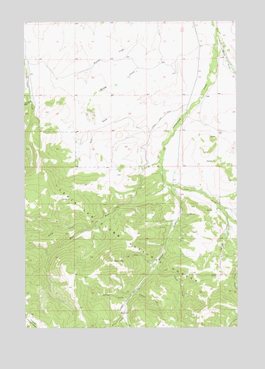 Lebo, MT USGS Topographic Map